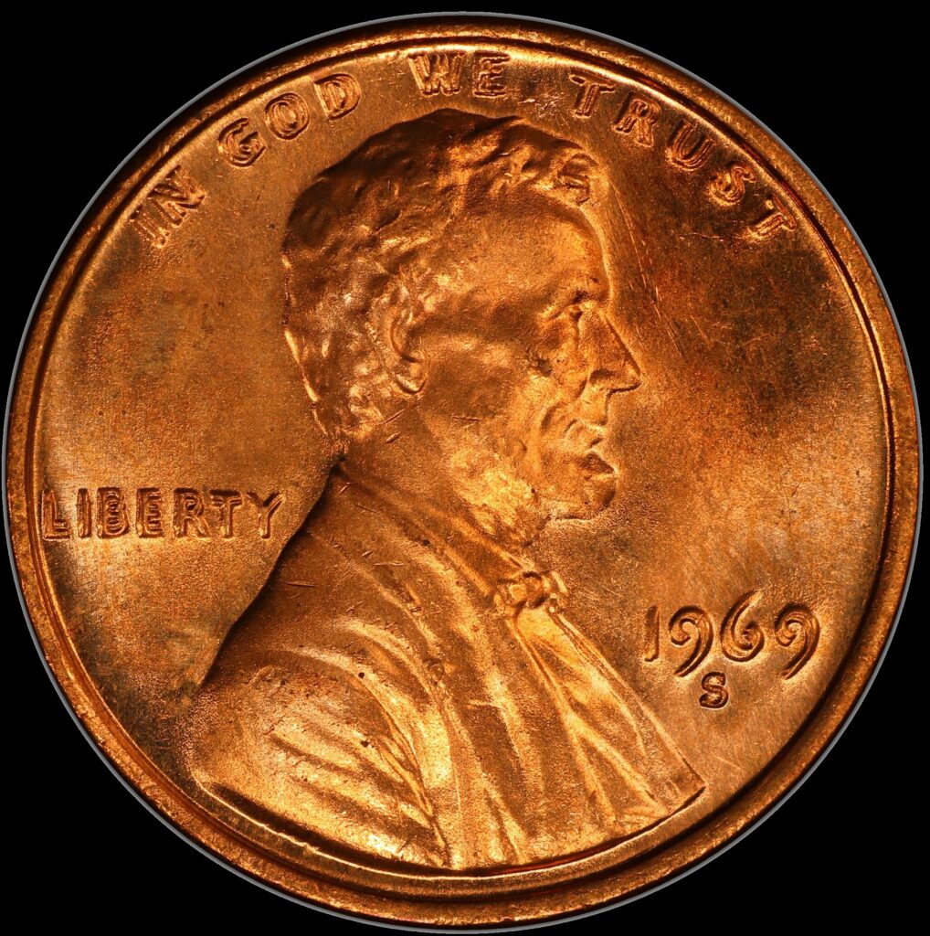 1969 s doubled die penny